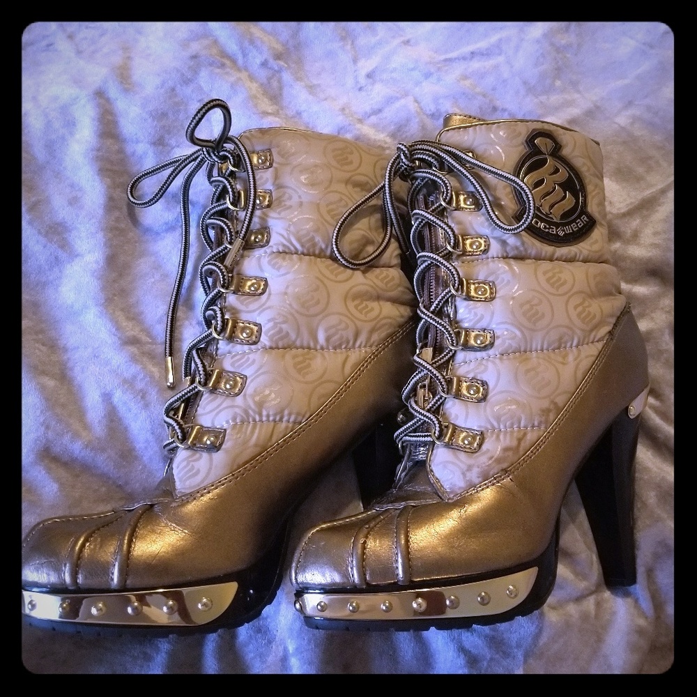 Rocawear lace front ankle boots